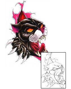 Horror Tattoo Animal tattoo | CEF-00124