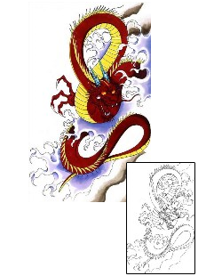 Dragon Tattoo Mythology tattoo | CEF-00136