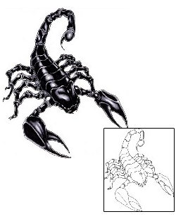 Scorpio Tattoo Zodiac tattoo | CEF-00147