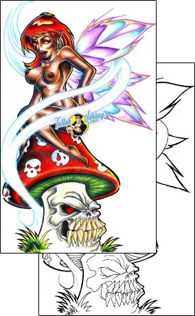 Skull Tattoo fantasy-tattoos-cesar-cef-00151