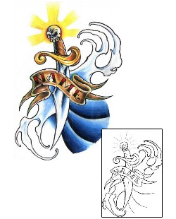 Dagger Tattoo Miscellaneous tattoo | CEF-00170