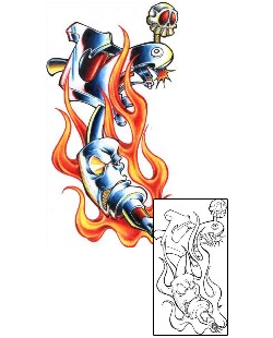 Fire – Flames Tattoo Miscellaneous tattoo | CEF-00172