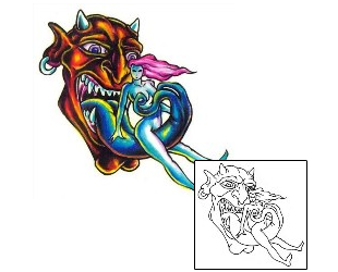 Pin Up Tattoo Mythology tattoo | CFF-00032