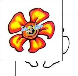 Flower Tattoo plant-life-flowers-tattoos-charlie-frank-cff-00074