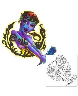 Elf Tattoo Mythology tattoo | CFF-00112