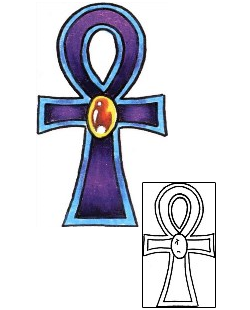 Ankh Tattoo Religious & Spiritual tattoo | CGF-00020