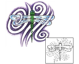 Dragonfly Tattoo For Women tattoo | CGF-00025