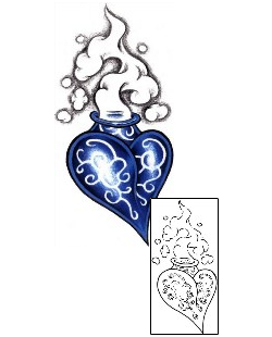 Sacred Heart Tattoo Religious & Spiritual tattoo | CGF-00049