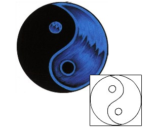 Yin Yang Tattoo Miscellaneous tattoo | CGF-00078