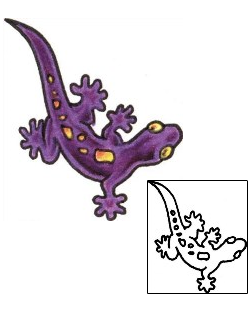 Gecko Tattoo Reptiles & Amphibians tattoo | CGF-00080