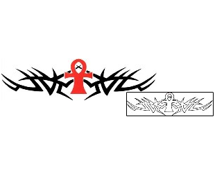 Ankh Tattoo Specific Body Parts tattoo | CGF-00088