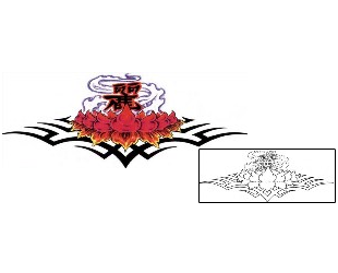 Lotus Tattoo Specific Body Parts tattoo | CGF-00110