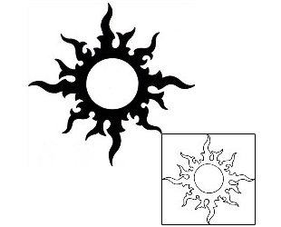 Sun Tattoo Tattoo Styles tattoo | CGF-00113