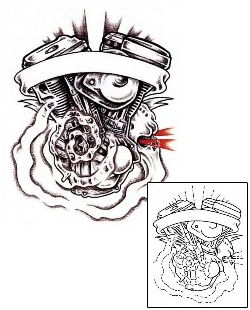 Skull Tattoo Miscellaneous tattoo | CGF-00133