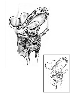 Skeleton Tattoo Horror tattoo | CHF-00006