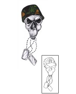 Dog Tags Tattoo Horror tattoo | CHF-00030