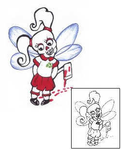 Picture of Annette Evil Fairy Tattoo