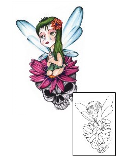 Picture of Sad Sally Fairy Tattoo