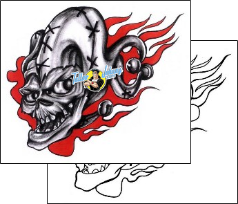 Horror Tattoo joker-tattoos-chump-change-chf-00063