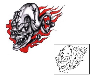 Joker - Jester Tattoo Miscellaneous tattoo | CHF-00063