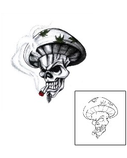 Mushroom Tattoo Miscellaneous tattoo | CHF-00070