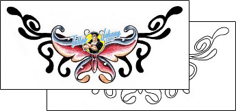 Butterfly Tattoo for-women-lower-back-tattoos-chump-change-chf-00121