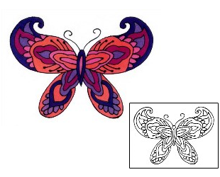 Butterfly Tattoo Insects tattoo | CHF-00133