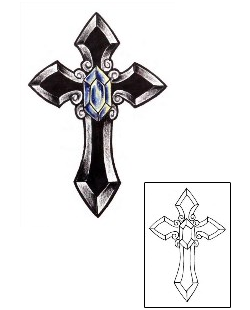 Jewel Tattoo Religious & Spiritual tattoo | CHF-00139