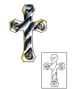 Cross Tattoo Religious & Spiritual tattoo | CHF-00154
