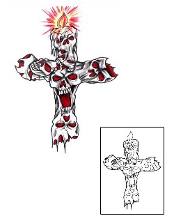 Fire – Flames Tattoo Religious & Spiritual tattoo | CHF-00167