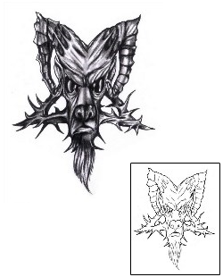 Evil Tattoo Horror tattoo | CHF-00174