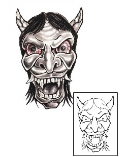 Devil - Demon Tattoo Horror tattoo | CHF-00180