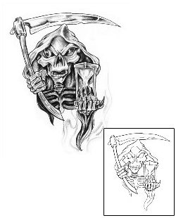 Reaper Tattoo Horror tattoo | CHF-00182