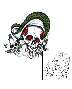 Skull Tattoo Horror tattoo | CHF-00191