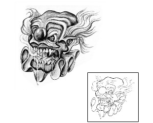 Clown Tattoo Horror tattoo | CHF-00228