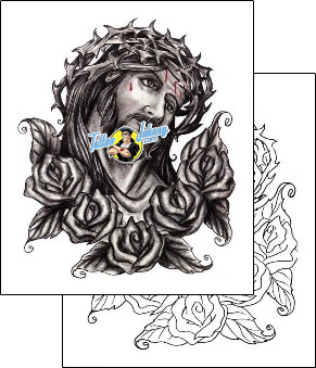 Flower Tattoo jesus-tattoos-chump-change-chf-00243