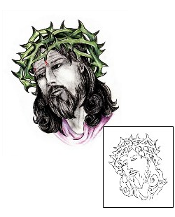 Jesus Tattoo Religious & Spiritual tattoo | CHF-00245