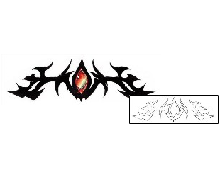 Lower Back Tattoo Specific Body Parts tattoo | CHF-00280