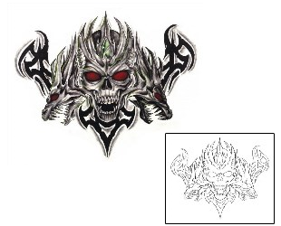 Devil - Demon Tattoo Tattoo Styles tattoo | CHF-00287