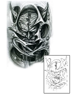 Devil - Demon Tattoo Miscellaneous tattoo | CHF-00310
