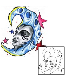 Star Tattoo Astronomy tattoo | CHF-00318