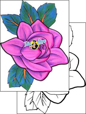 Flower Tattoo plant-life-flowers-tattoos-chump-change-chf-00374