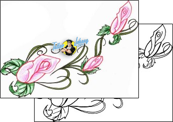 Flower Tattoo plant-life-flowers-tattoos-chump-change-chf-00376