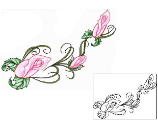 Rose Tattoo Plant Life tattoo | CHF-00376