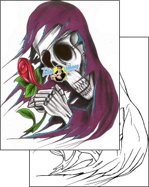 Reaper Tattoo horror-skull-tattoos-chump-change-chf-00389