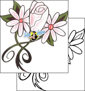 Daisy Tattoo plant-life-daisy-tattoos-chump-change-chf-00392
