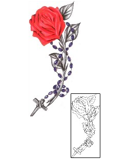Rosary Beads Tattoo Religious & Spiritual tattoo | CHF-00396