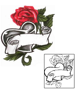 Rose Tattoo Plant Life tattoo | CHF-00404