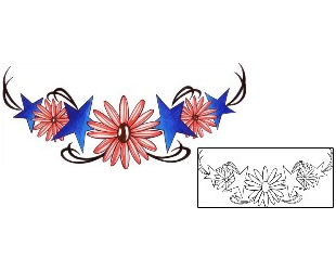 Daisy Tattoo Specific Body Parts tattoo | CHF-00412