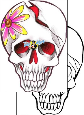 Skull Tattoo horror-skull-tattoos-chump-change-chf-00414